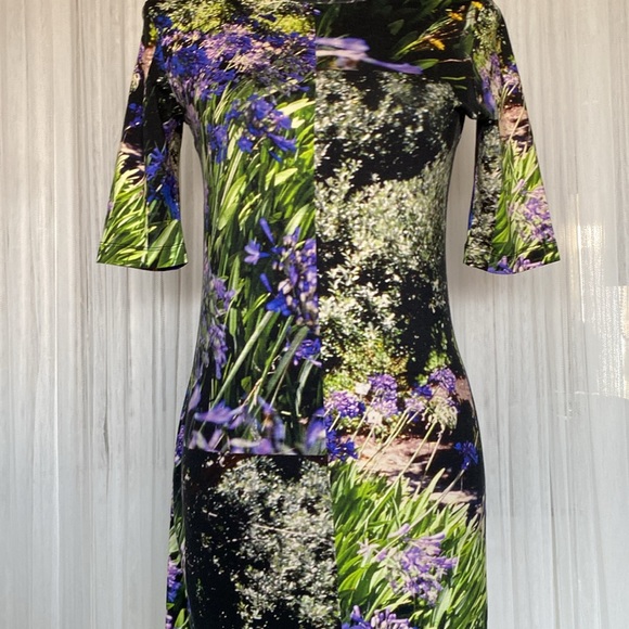 Paul Smith women’s “Agapanthus” jersey print dress Size XS - Picture 4 of 17
